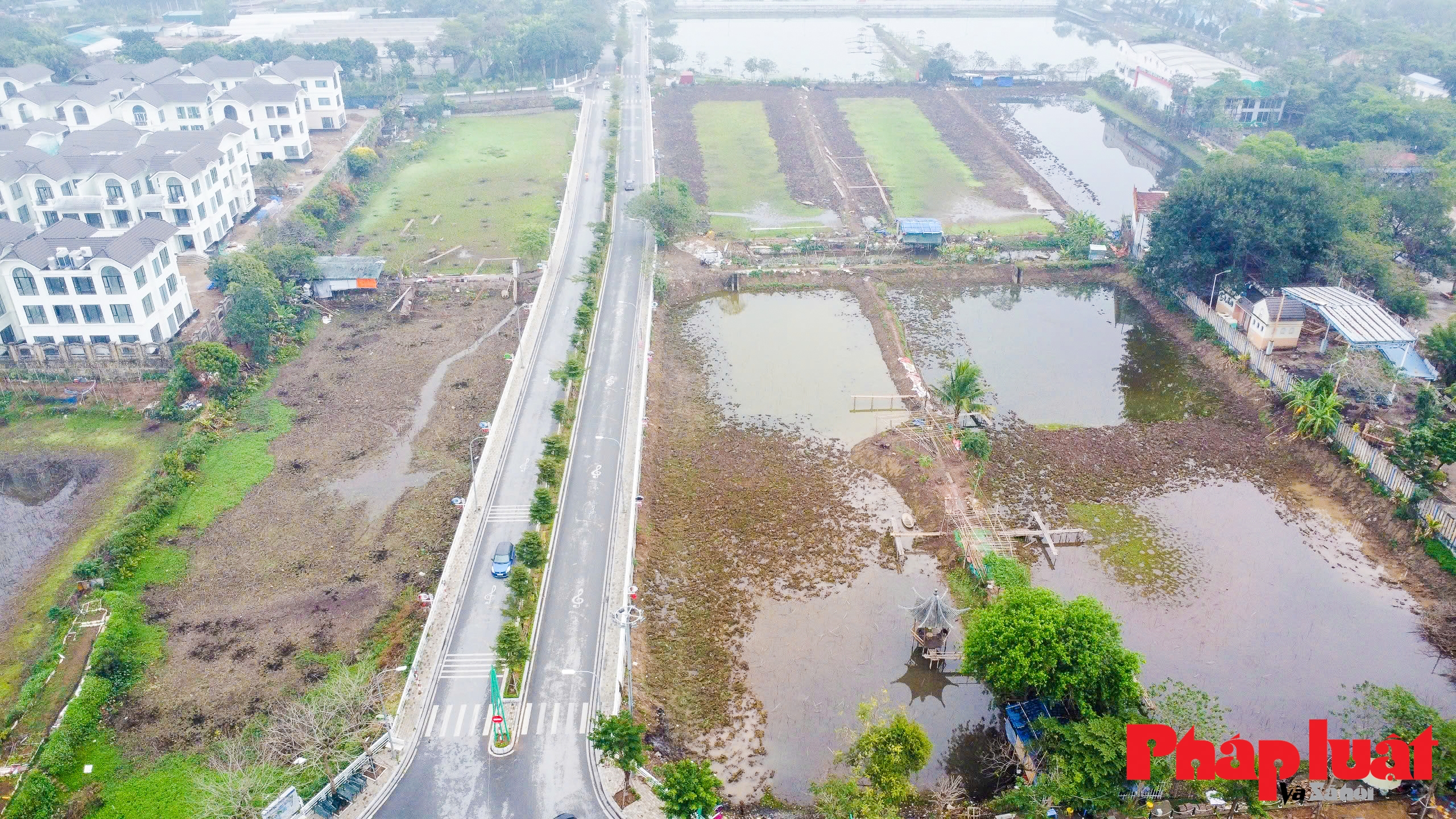 Vị trí của hồ trung gian 