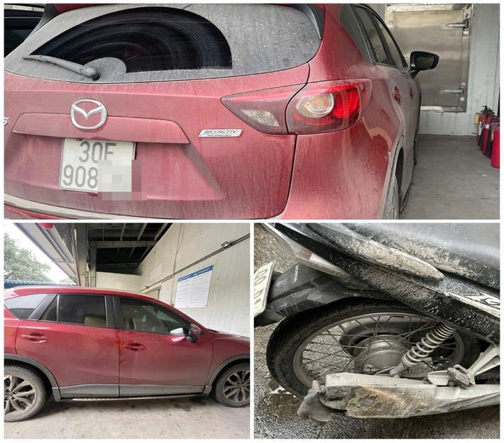 Bước đầu làm rõ vụ ô tô Mazda CX5 kéo lê xe máy trên cầu Vĩnh Tuy