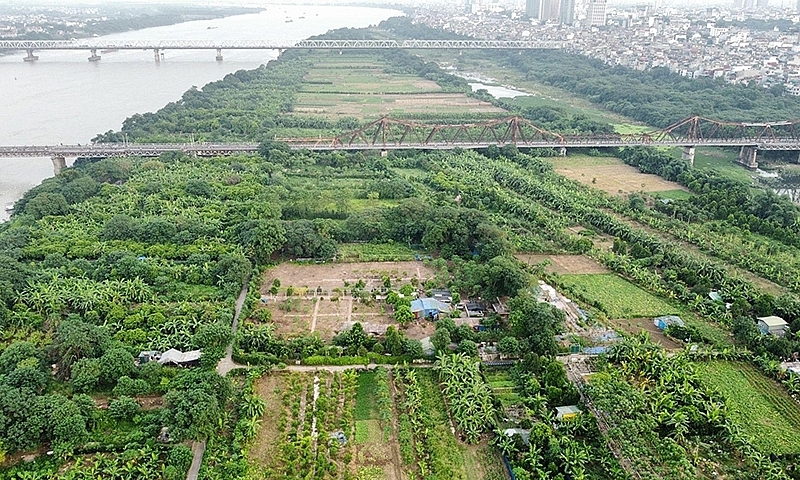 Sông Hồng là trục xanh, cảnh quan trung tâm