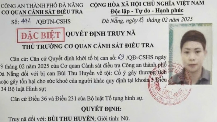 Quyết định truy nã đặc biệt 3 đối tượng liên quan vụ cố ý gây thương tích