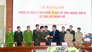 Bàn giao nhiệm vụ quản lý Nhà nước từ các Sở, ban, ngành, đơn vị về Công an TP Hải Phòng