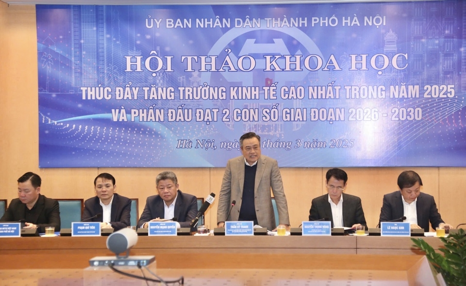 Chủ tịch UBND Thành phố Hà Nội Trần Sỹ Thanh: năm 2025, Hà Nội đặt mục tiêu tăng trưởng 8%