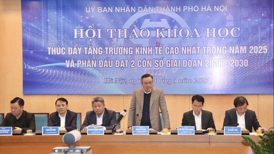 Chủ tịch UBND Thành phố Hà Nội Trần Sỹ Thanh: năm 2025, Hà Nội đặt mục tiêu tăng trưởng 8%