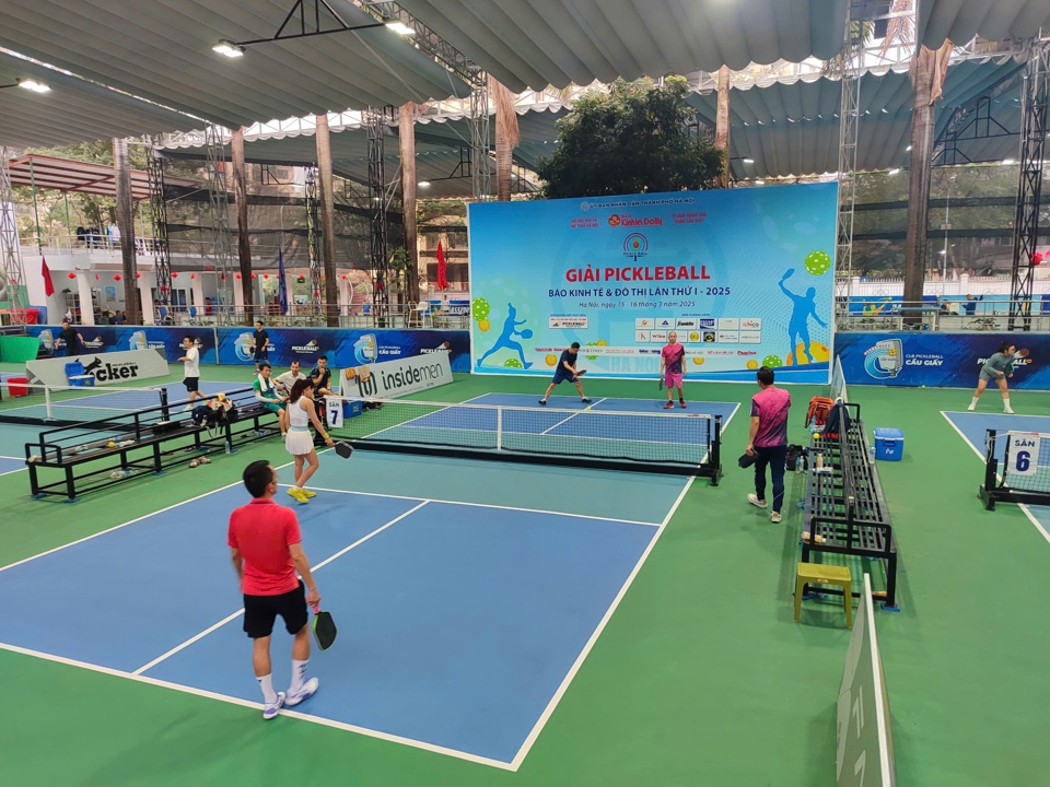 Sáng nay, khai mạc Giải “Pickleball Báo Kinh tế & Đô thị lần thứ I-2025”