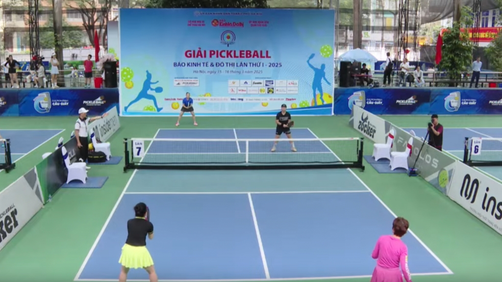 [Live] Các trận đấu hấp dẫn tại Giải “Pickleball Báo Kinh tế&Đô thị lần thứ I-2025”