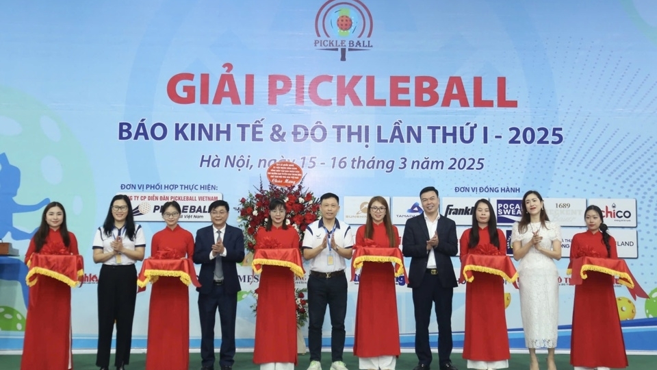 khai mac giai pickleball bao kinh te do thi lan thu i 2025