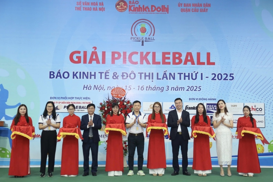 Những hình ảnh ấn tượng tại Giải Pickleball báo Kinh tế&amp; Đô thị lần thứ 1 2025