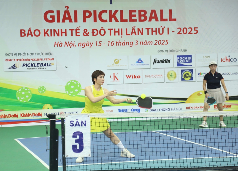 Những hình ảnh ấn tượng tại Giải Pickleball báo Kinh tế&amp; Đô thị lần thứ 1 2025