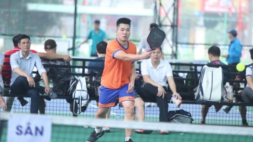 Các vận động viên ấn tượng với Giải “Pickleball Báo Kinh tế&Đô thị lần thứ I-2025”