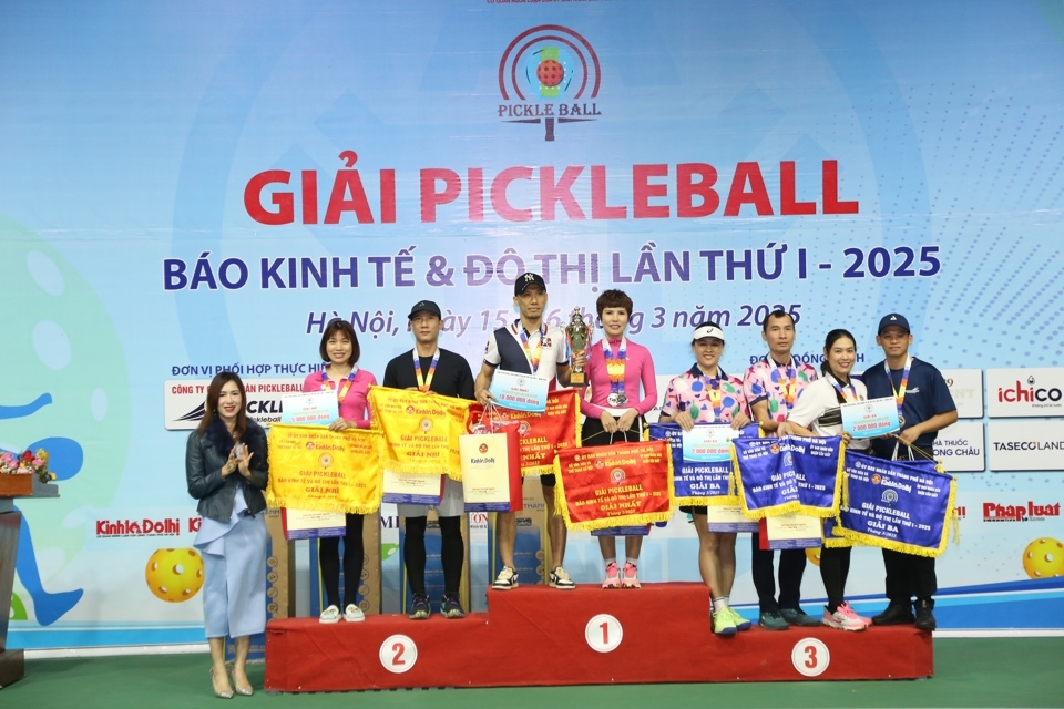 Bế mạc Giải “Pickleball Báo Kinh tế & Đô thị lần thứ I - 2025”