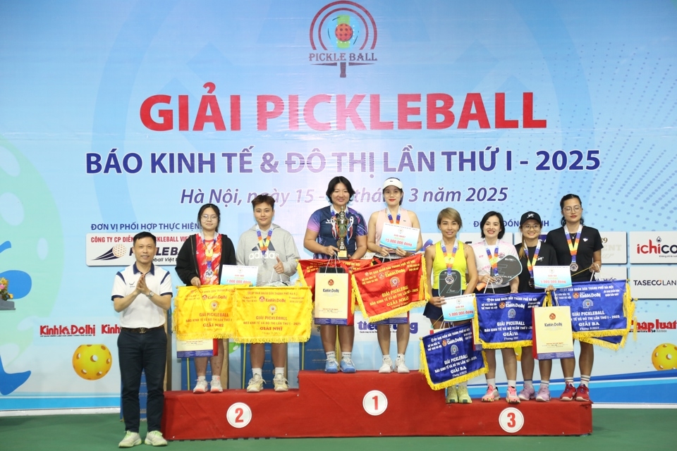 Bế mạc Giải “Pickleball Báo Kinh tế & Đô thị lần thứ I - 2025”