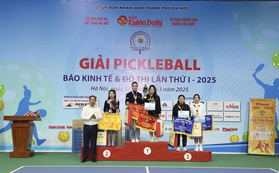 Bế mạc Giải “Pickleball Báo Kinh tế & Đô thị lần thứ I - 2025”