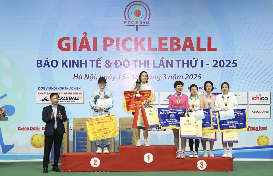 Bế mạc Giải “Pickleball Báo Kinh tế & Đô thị lần thứ I - 2025”