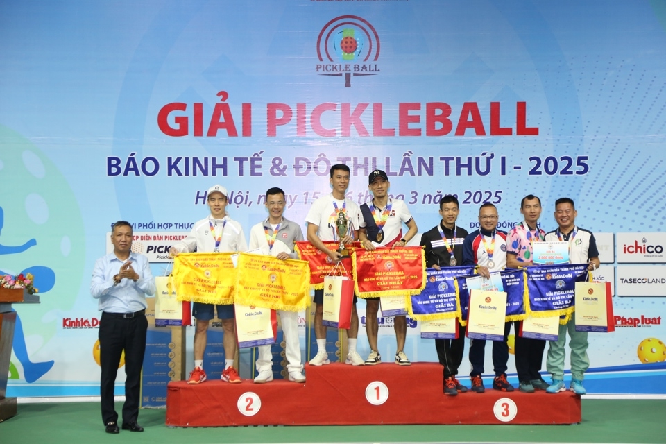 Bế mạc Giải “Pickleball Báo Kinh tế & Đô thị lần thứ I - 2025”