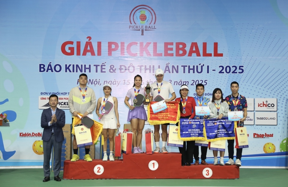 Bế mạc Giải “Pickleball Báo Kinh tế & Đô thị lần thứ I - 2025”