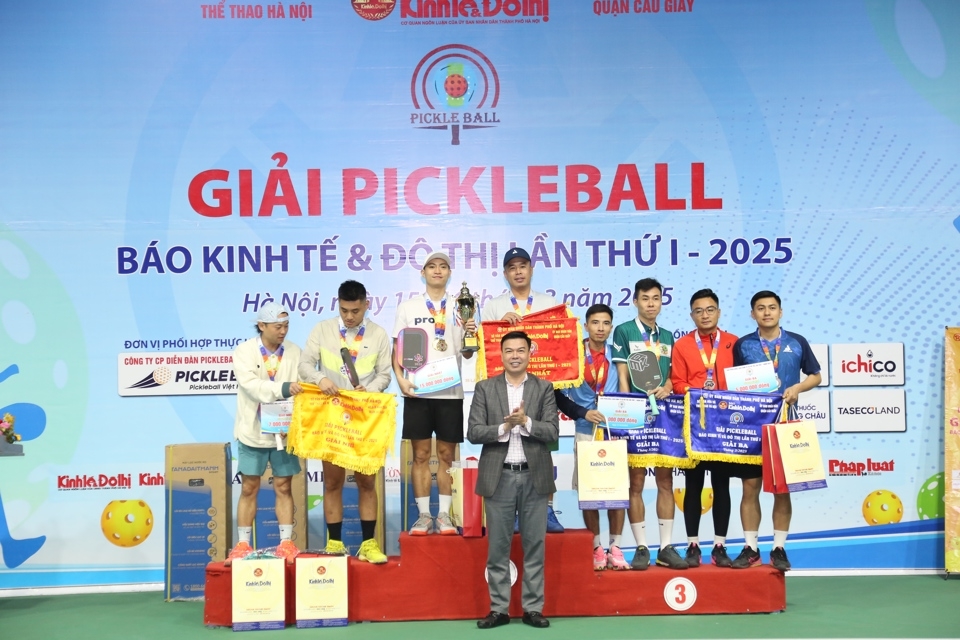 Bế mạc Giải “Pickleball Báo Kinh tế & Đô thị lần thứ I - 2025”