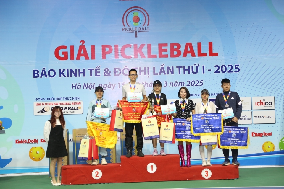 Bế mạc Giải “Pickleball Báo Kinh tế & Đô thị lần thứ I - 2025”