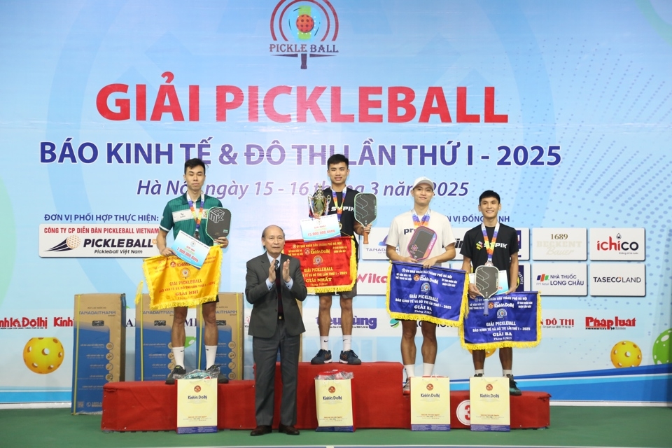 Bế mạc Giải “Pickleball Báo Kinh tế & Đô thị lần thứ I - 2025”