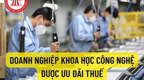 Ưu đãi thuế cho doanh nghiệp, cá nhân hoạt động khoa học và công nghệ