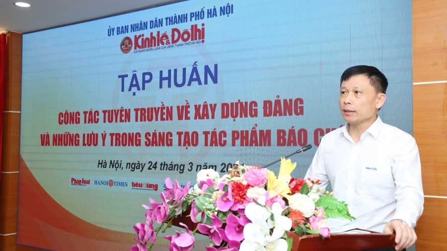 Báo Kinh tế & Đô thị tập huấn công tác tuyên truyền về xây dựng Đảng