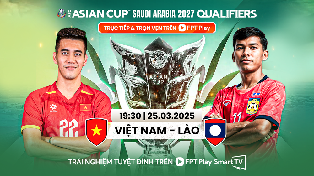 Link xem trực tiếp trận Việt Nam-Lào, vòng loại Asian Cup 2027