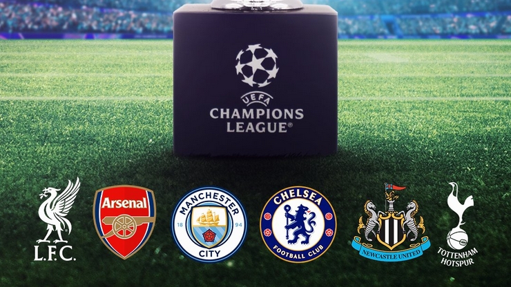 6 đội bóng Premier League góp mặt tại Champions League mùa giải tới