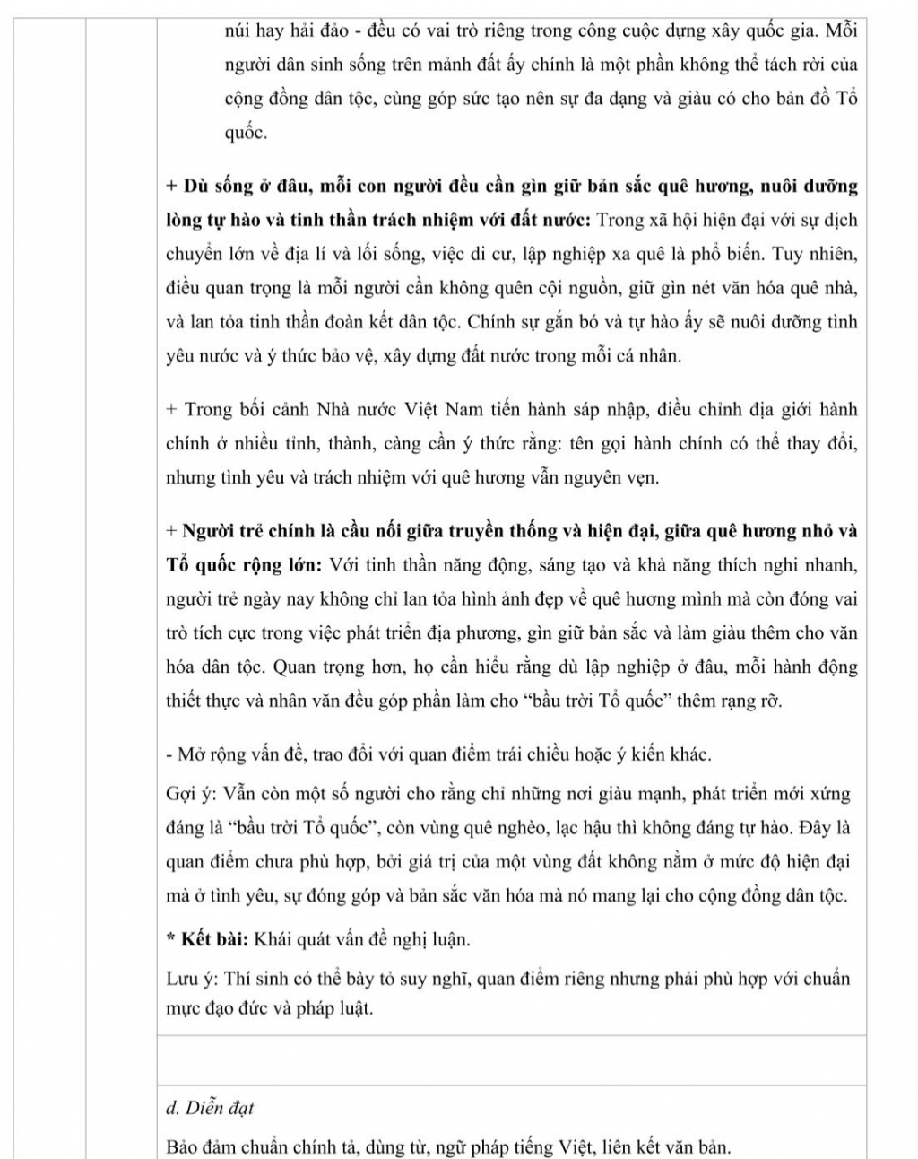Đề thi môn ngữ văn đem lại nhiều hứng thú, cơ hội  và thách thức cho thí sinh