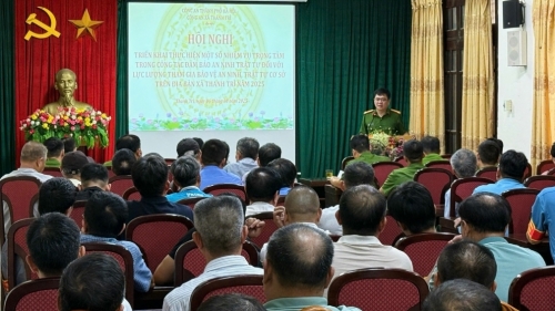 Giữ vững thế trận an ninh Nhân dân, xây dựng phong trào “Toàn dân bảo vệ an ninh Tổ quốc”