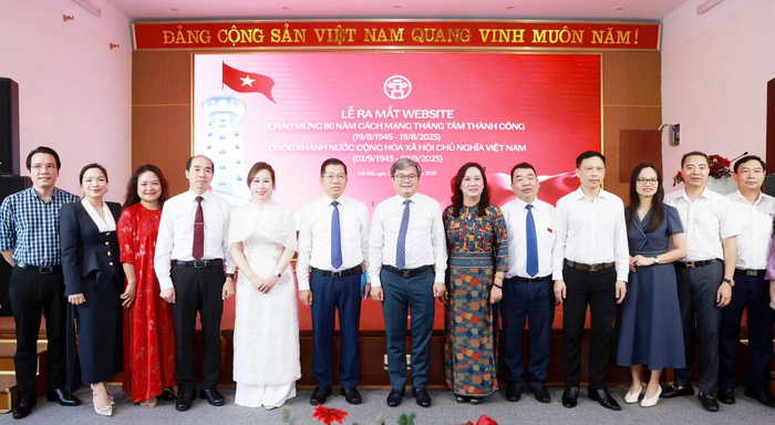 Hà Nội ra mắt website chào mừng 80 năm Cách mạng tháng Tám và Quốc khánh 2/9