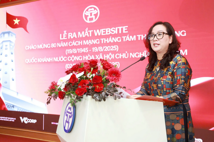 Hà Nội ra mắt website chào mừng 80 năm Cách mạng tháng Tám và Quốc khánh 2/9