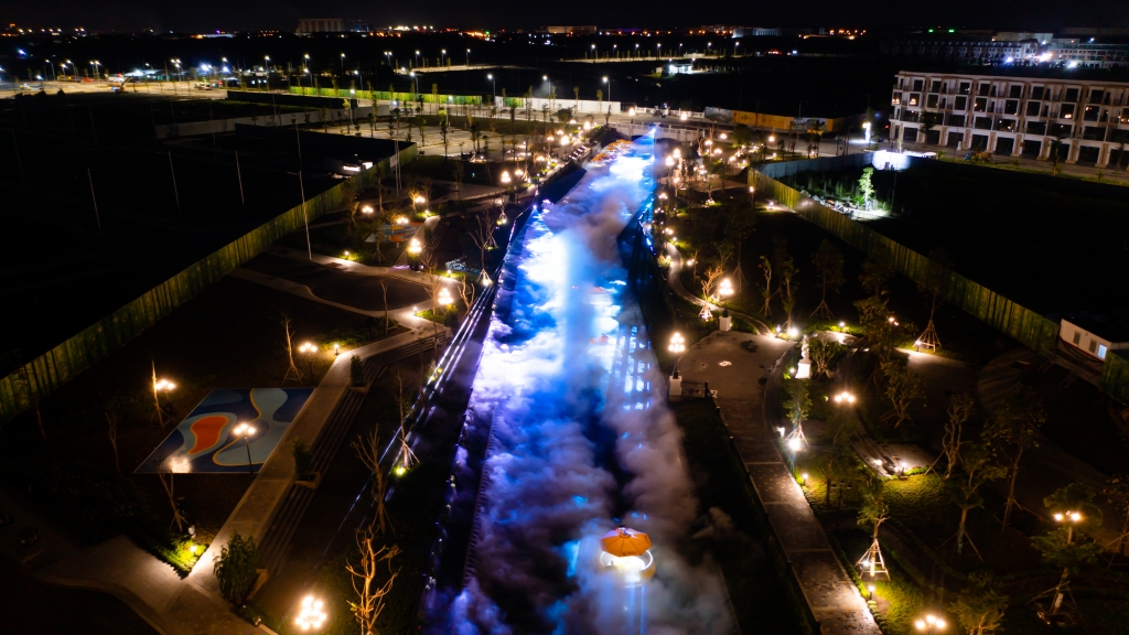 Ngỡ ngàng vẻ đẹp như cổ tích tại Dòng sông Ánh sáng sắp ra mắt tại Tây Ninh