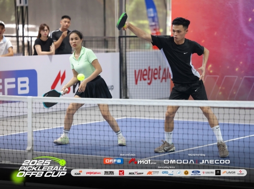 Hơn 200 vận động viên tham dự Giải Pickleball OFFB Cup 2025