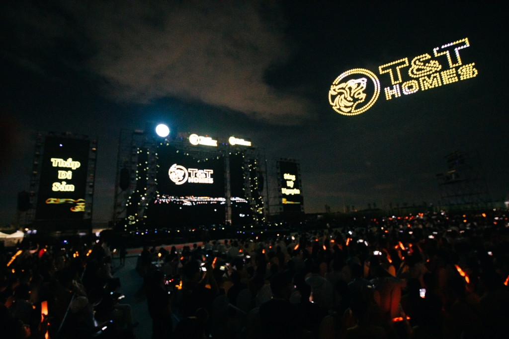 Mãn nhãn màn trình diễn drone lớn nhất từ trước tới nay tại Tây Ninh