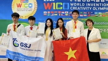 Học sinh gây tiếng vang tại sân chơi khoa học thế giới từ “vảy cá”
