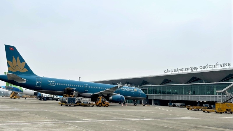Cảng Hàng không Vinh kéo dài đường băng, tăng công suất khai thác
