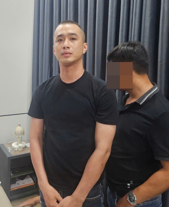 Nguyễn Đại Việt tại thời điểm bị bắt giữ. Ảnh: CQCA