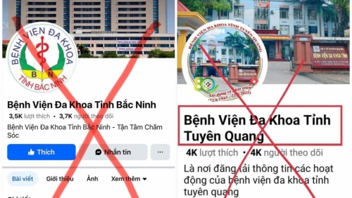 Cảnh báo tình trạng giả mạo fanpage bệnh viện để lừa đảo quyên góp từ thiện