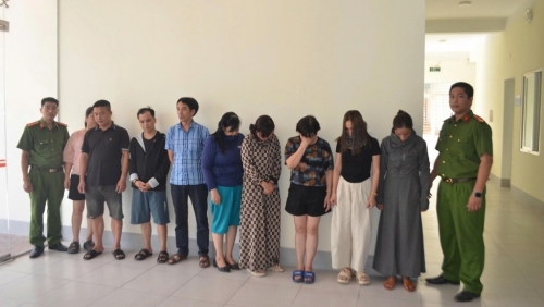 Triệt xóa ổ nhóm đánh bạc do Nguyễn Thị Phượng cầm đầu