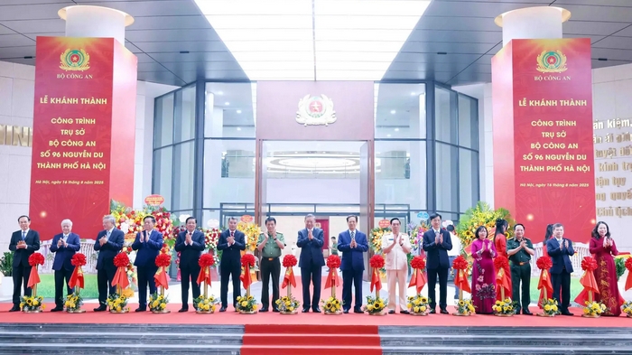 Tổng Bí thư Tô Lâm dự lễ khánh thành trụ sở Bộ Công an