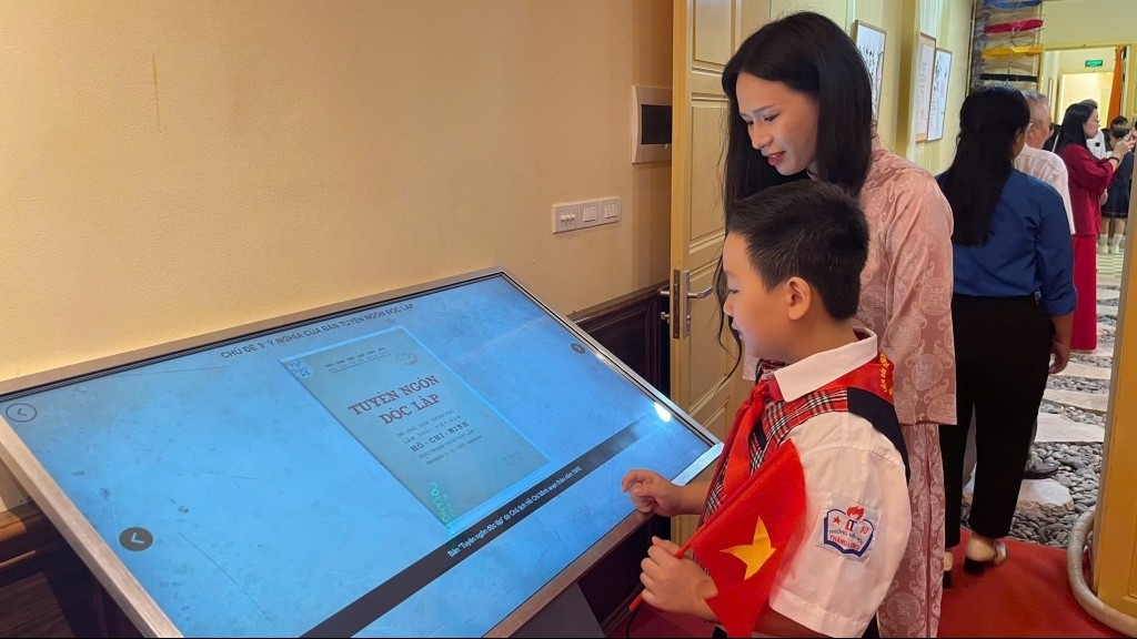 Lần đầu tiên ứng dụng công nghệ số tại nơi Bác Hồ khởi thảo bản “Tuyên ngôn Độc lập”