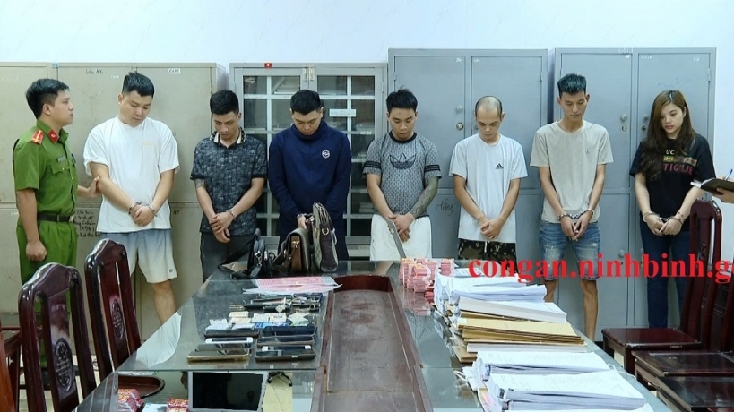 Triệt xóa ổ nhóm tội phạm tín dụng đen ở Ninh Bình
