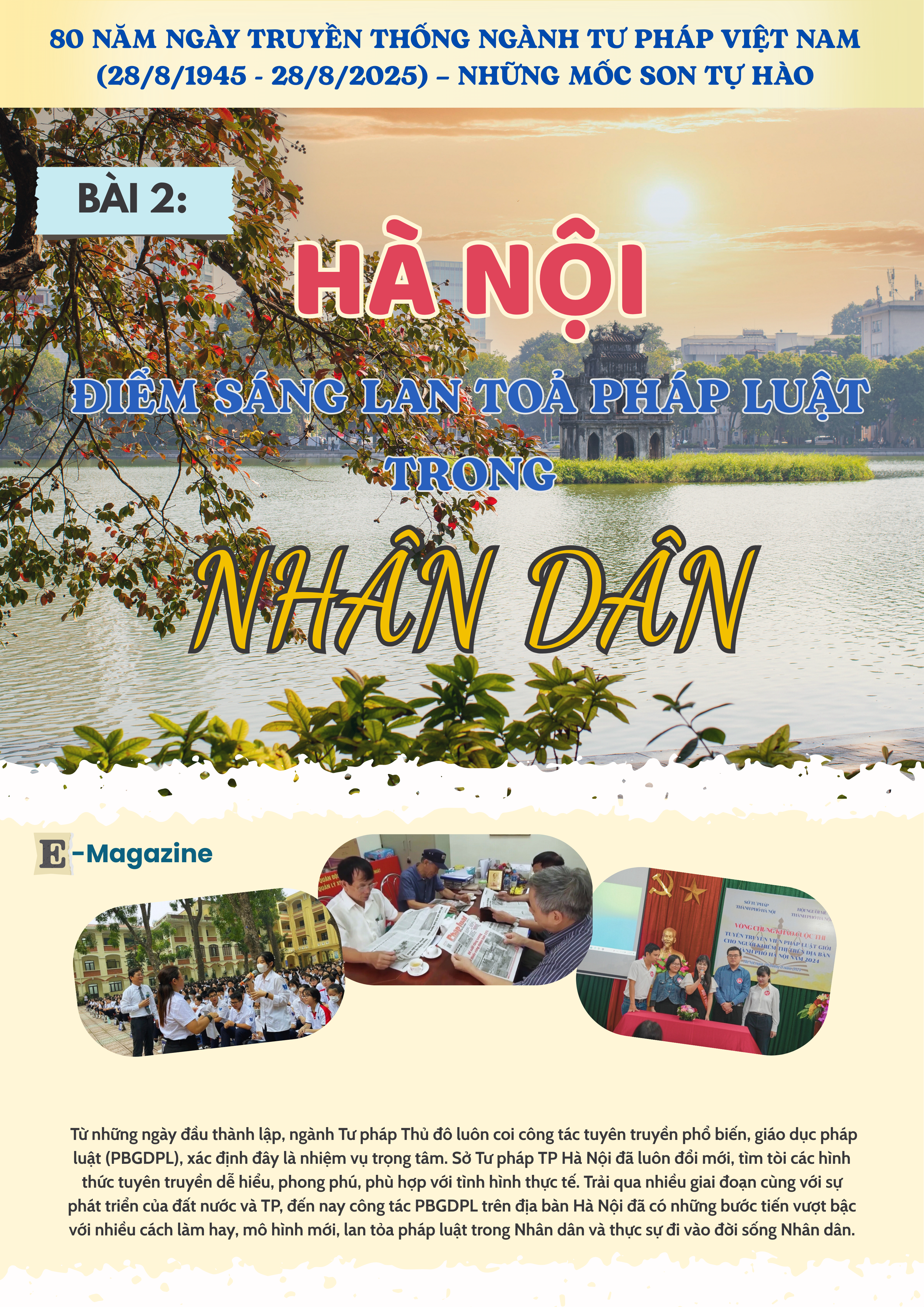 Bài 2: Hà Nội   điểm sáng lan toả pháp luật trong Nhân dân