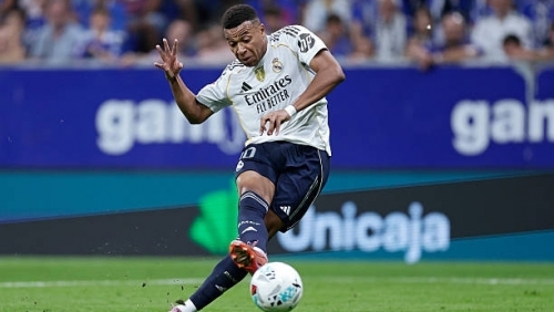 Mbappe lập cú đúp, Real Madrid thắng tưng bừng trước Real Oviedo