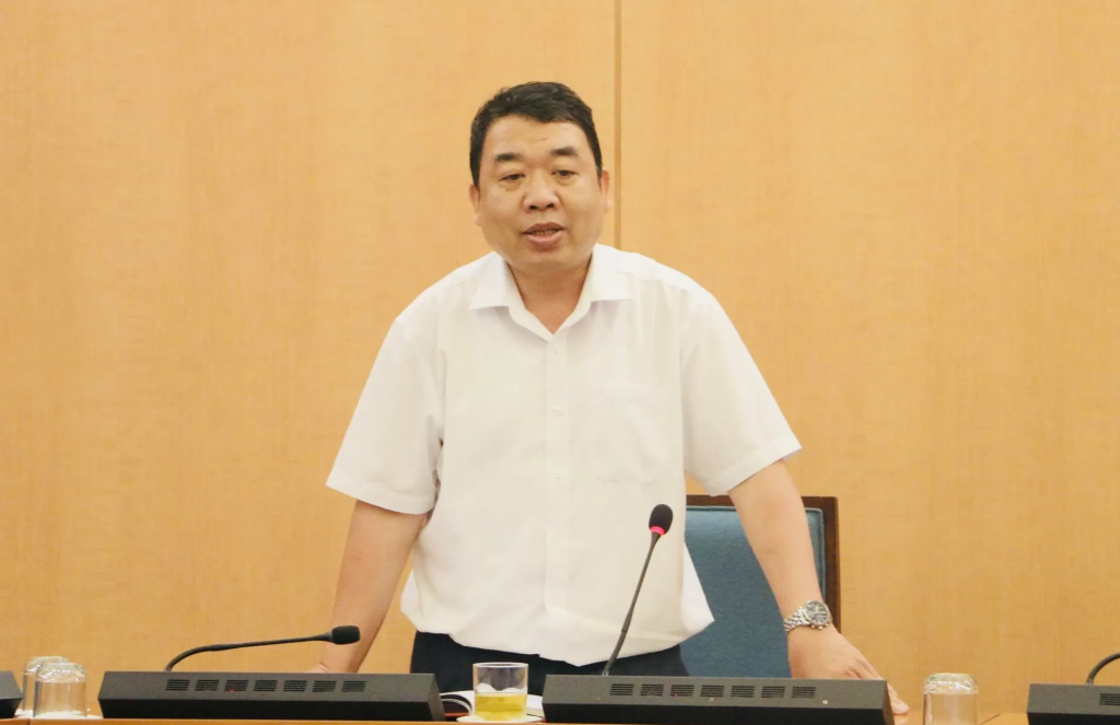 Phó Trưởng ban Tuyên giáo và Dân vận Thành ủy Đào Xuân Dũng phát biểu tại cuộc họp