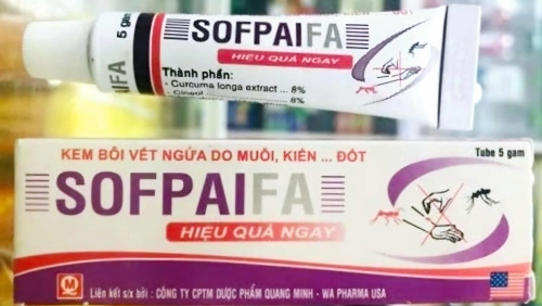 Đình chỉ lưu hành, thu hồi mỹ phẩm Sofpaifa của Công ty CP thương mại dược phẩm Quang Minh