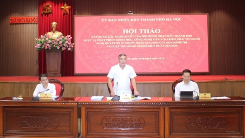 Xây dựng cơ chế, chính sách đặc thù cho phát triển khoa học, công nghệ và đổi mới sáng tạo của Thủ đô