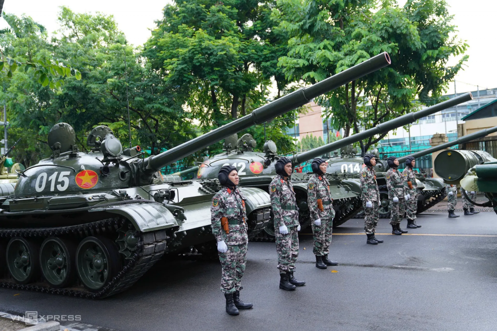 Cập nhật: Các khối diễu binh, diễu hành đã sẵn sàng tổng duyệt tại Quảng trường Ba Đình