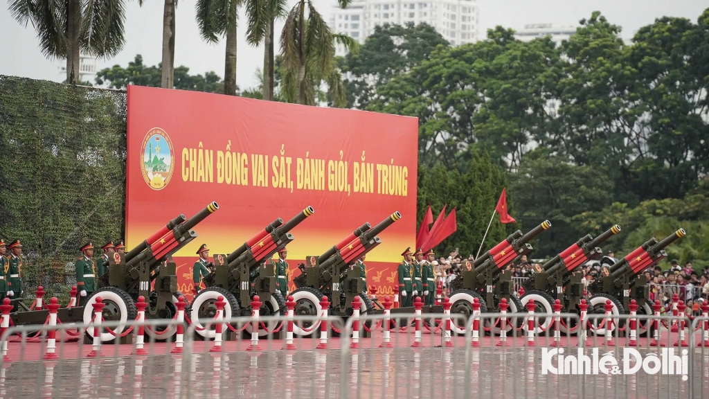 21 loạt pháo đồng loạt khai hoả lễ tổng duyệt cấp Nhà nước kỷ niệm 80 năm Quốc khánh 2/9
