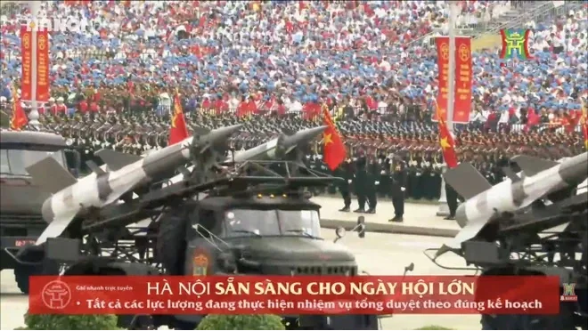 Cập nhật: Tổng duyệt cấp Nhà nước lễ diễu binh, diễu hành kỷ niệm 80 năm Quốc khánh 2/9