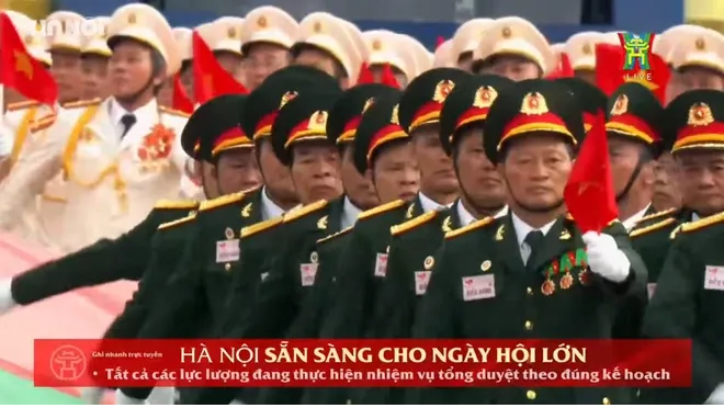 Cập nhật: Tổng duyệt cấp Nhà nước lễ diễu binh, diễu hành kỷ niệm 80 năm Quốc khánh 2/9